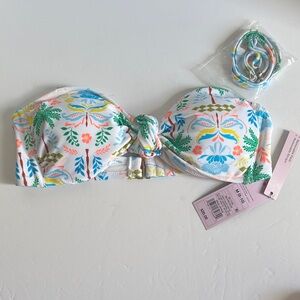 NWT Wild Fable Women's Multicolor Bikini Top, Padded, size M